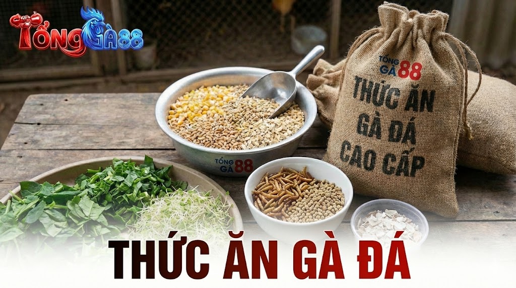 thức ăn gà đá